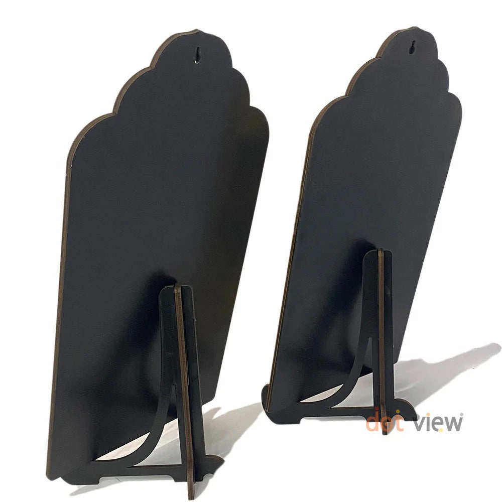 2-in-1 Premium 'Ya Hussain' & 'Ya Abbas' Islamic Acrylic Mirror Wall and Table Decor Piece